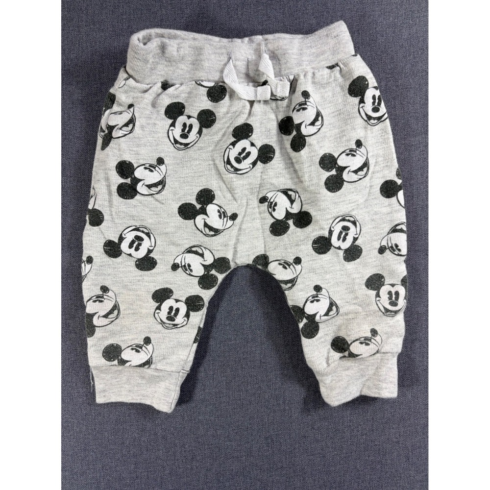 Disney Baby Mickey Mouse Gray Jogger Sweatpants Harem Pants RN16435